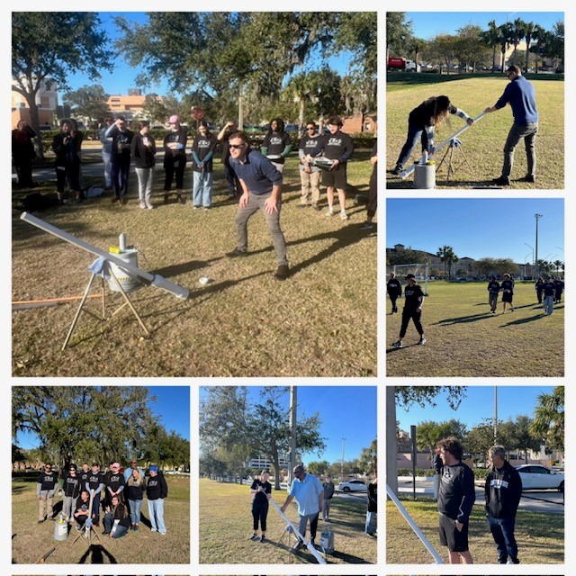 Math Club Launches the Falcon -KT1 Launcher!