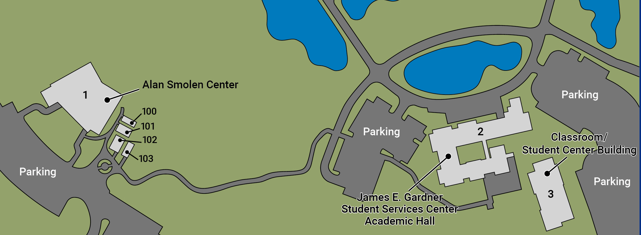 Flagler/Palm Coast campus map