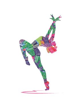 colorful dancer