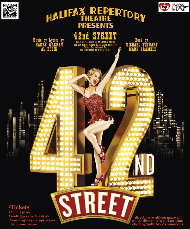 Halifax Repertory Theatre Presents 42nd Street