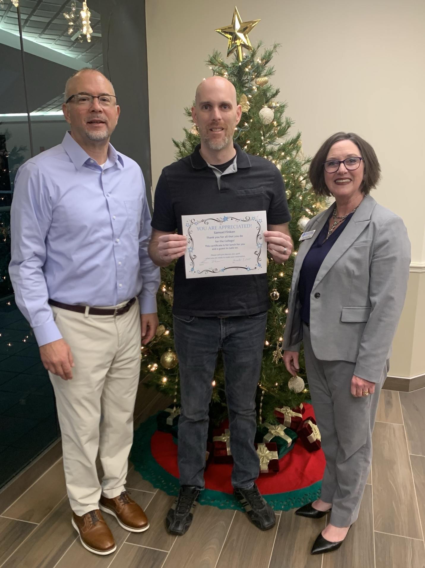 Outstanding Employee Samuel Finken