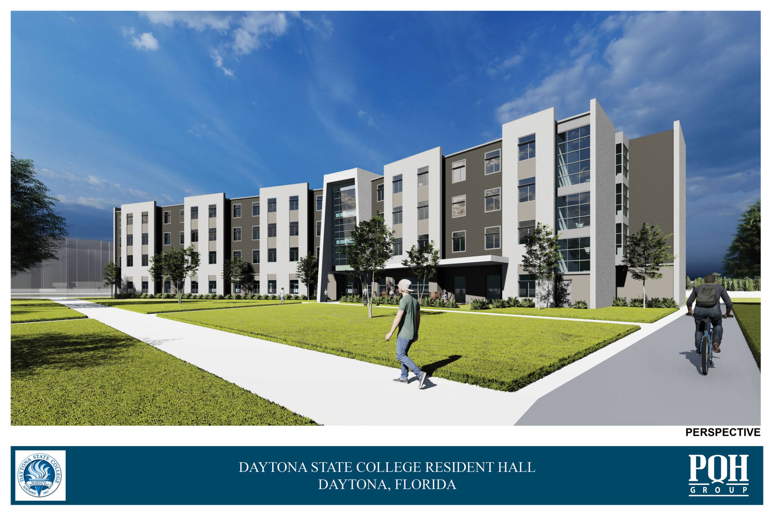 digital rendering of residence halls